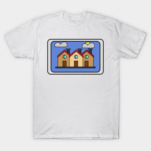 Home Art T-Shirt by Wanda City